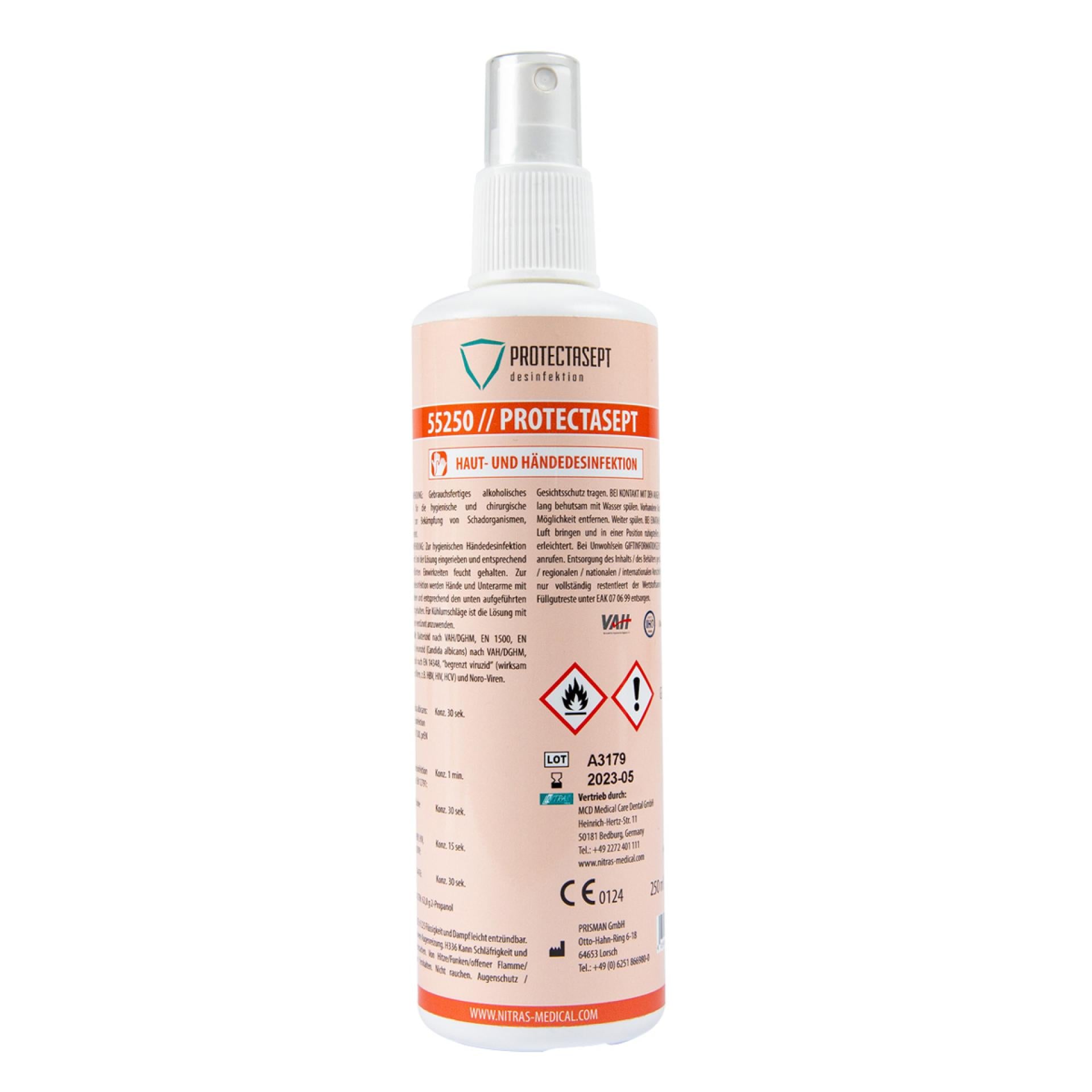 Désinfectant pour les mains Nitras - 250 ml