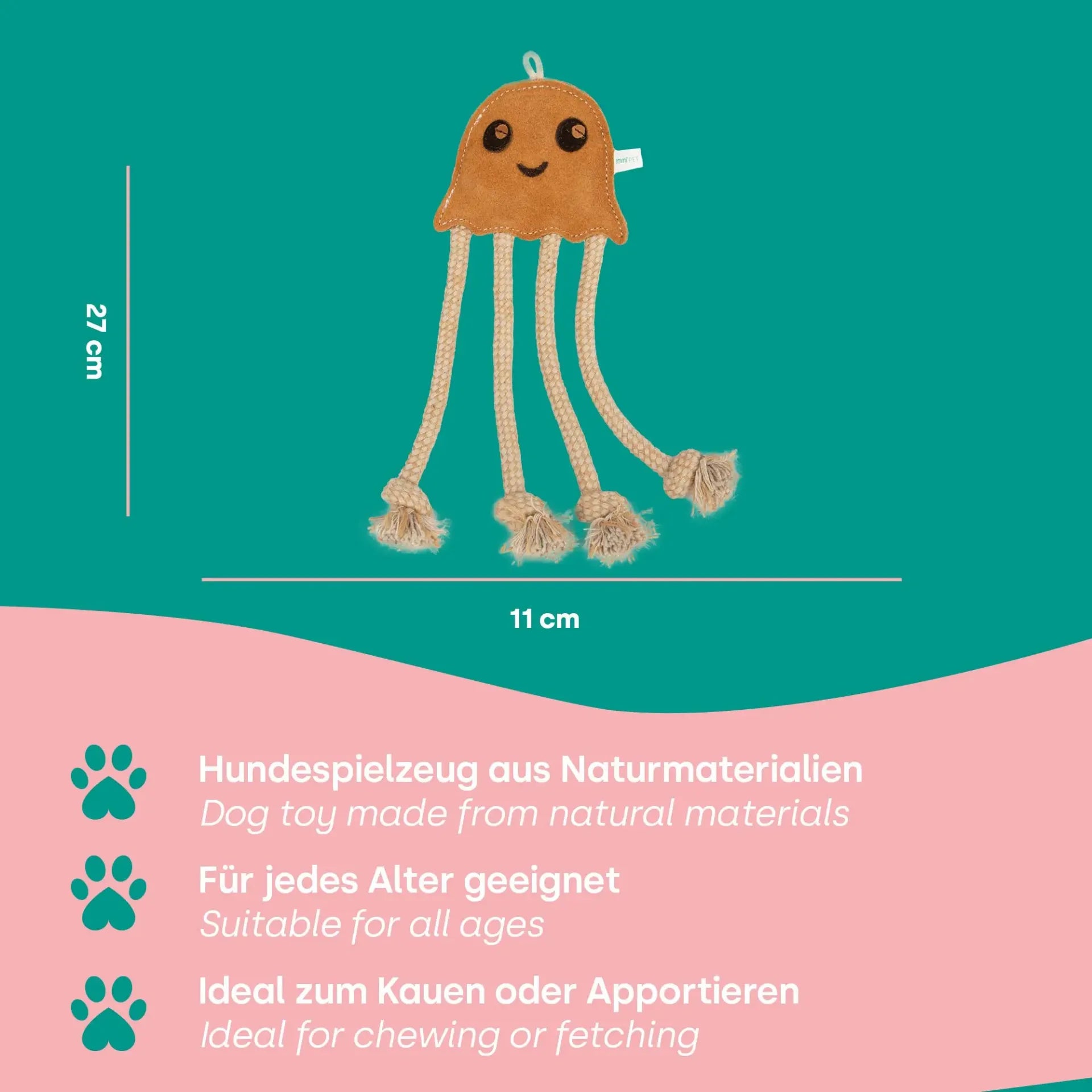 tug toy jellyfish