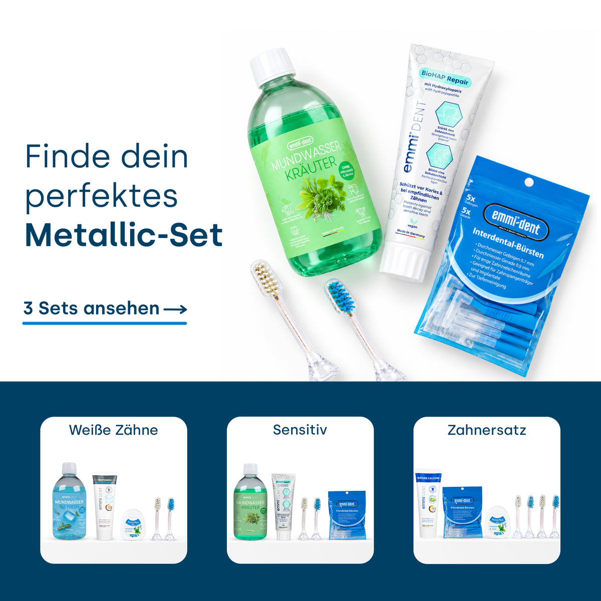 Set di ricarica gengive sensibili
