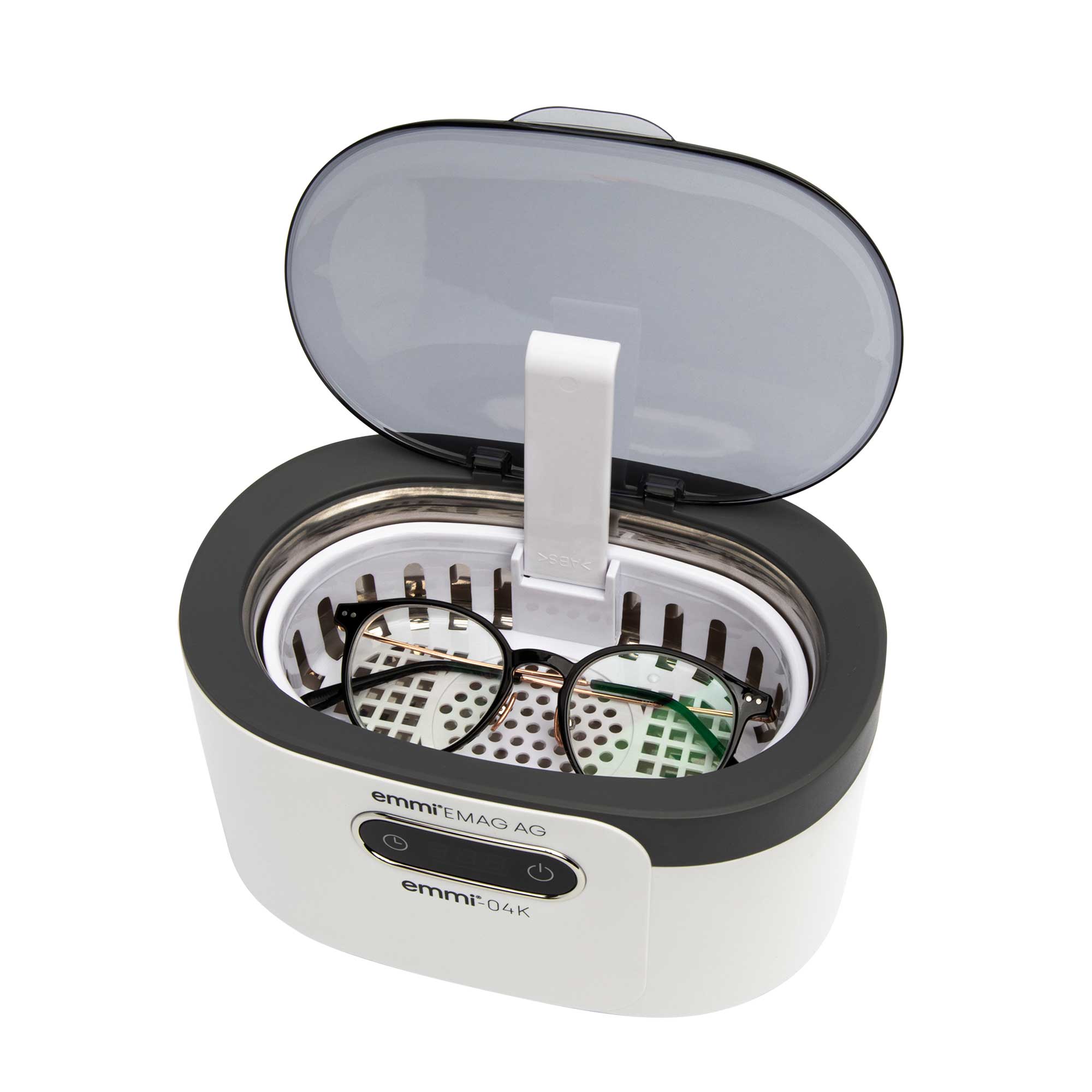 Emmi-04K Ultraschallreiniger mit Edelstahlwanne