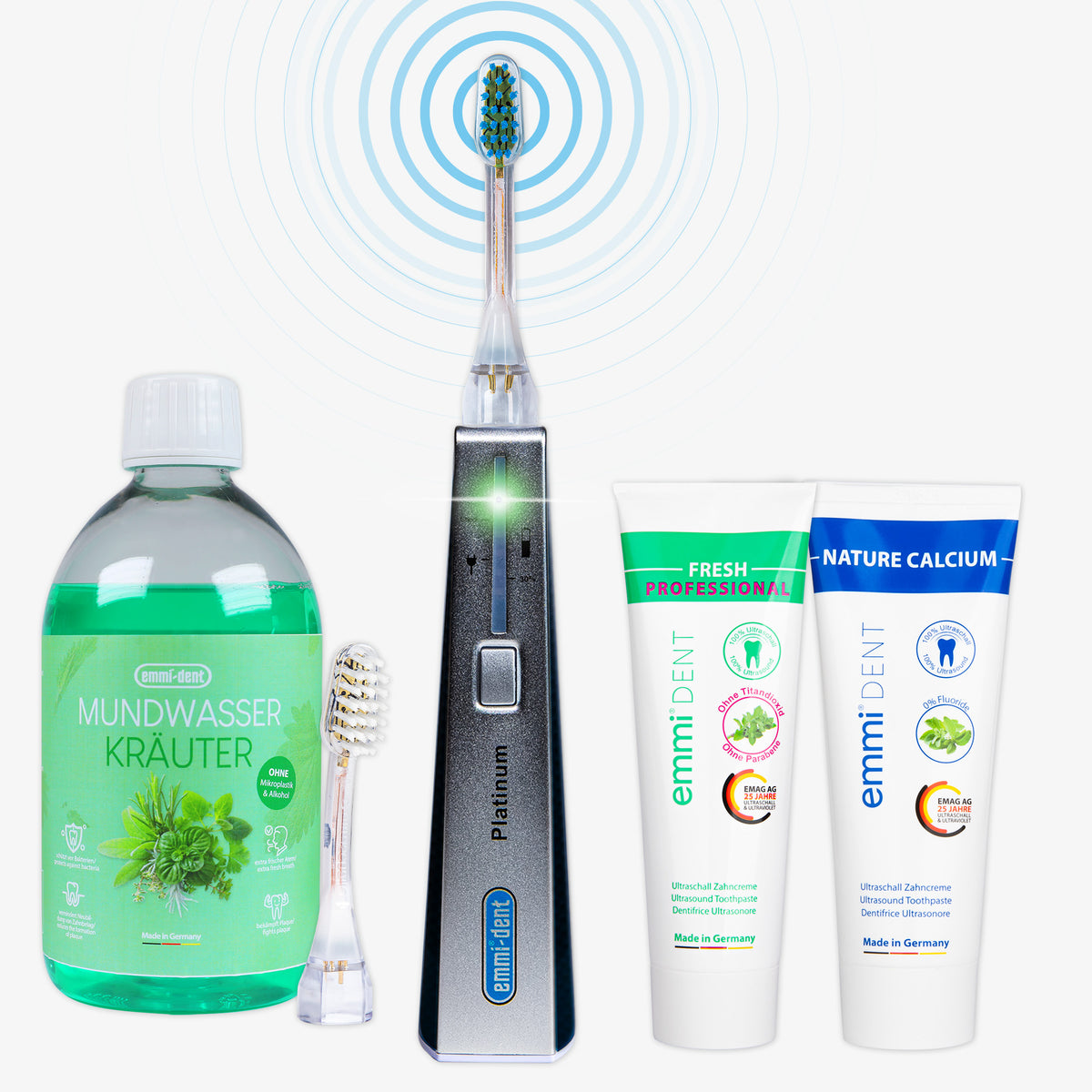 Ultraschallzahnbürste Platinum Nature Set