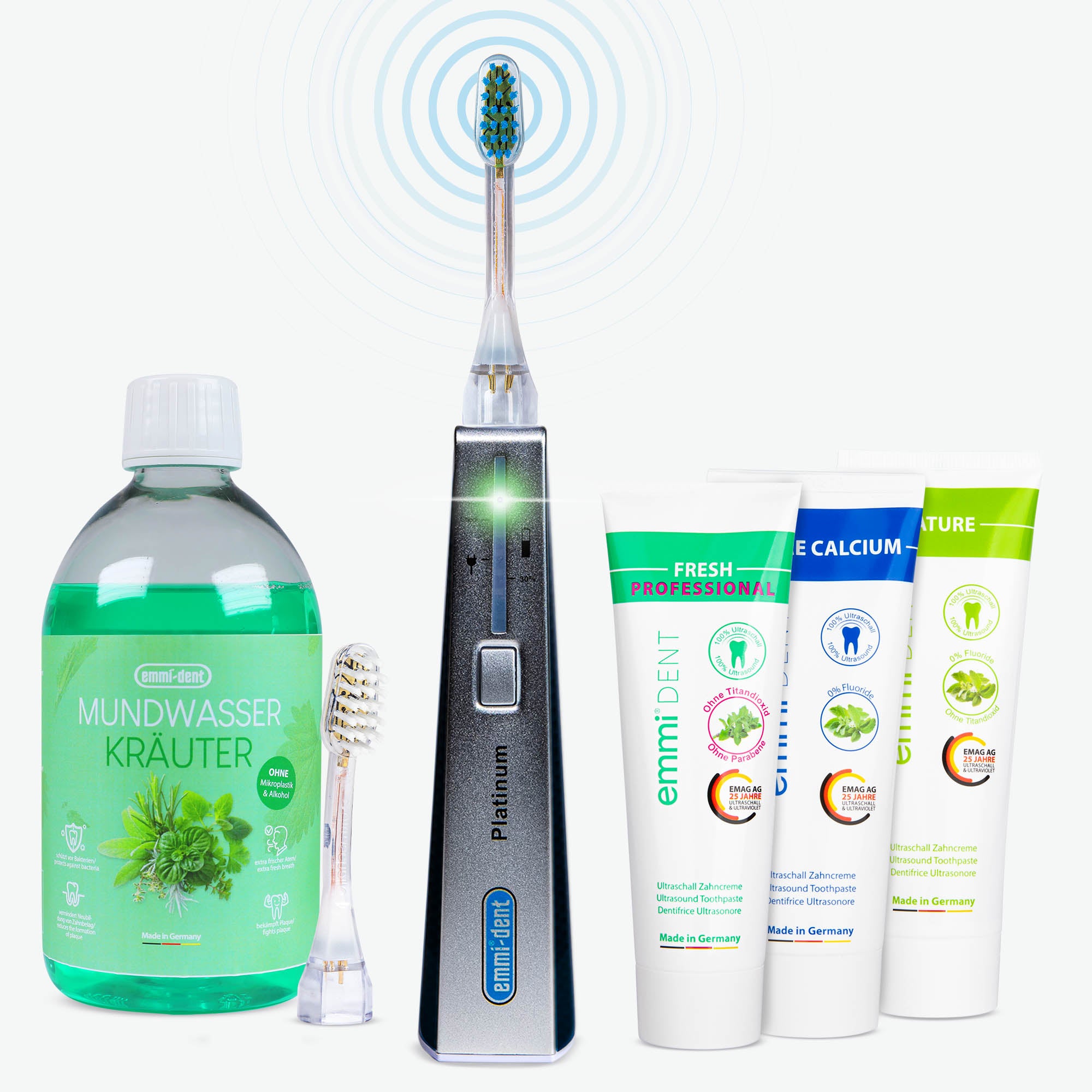 Spazzolino Ultrasonico Platinum Nature Set