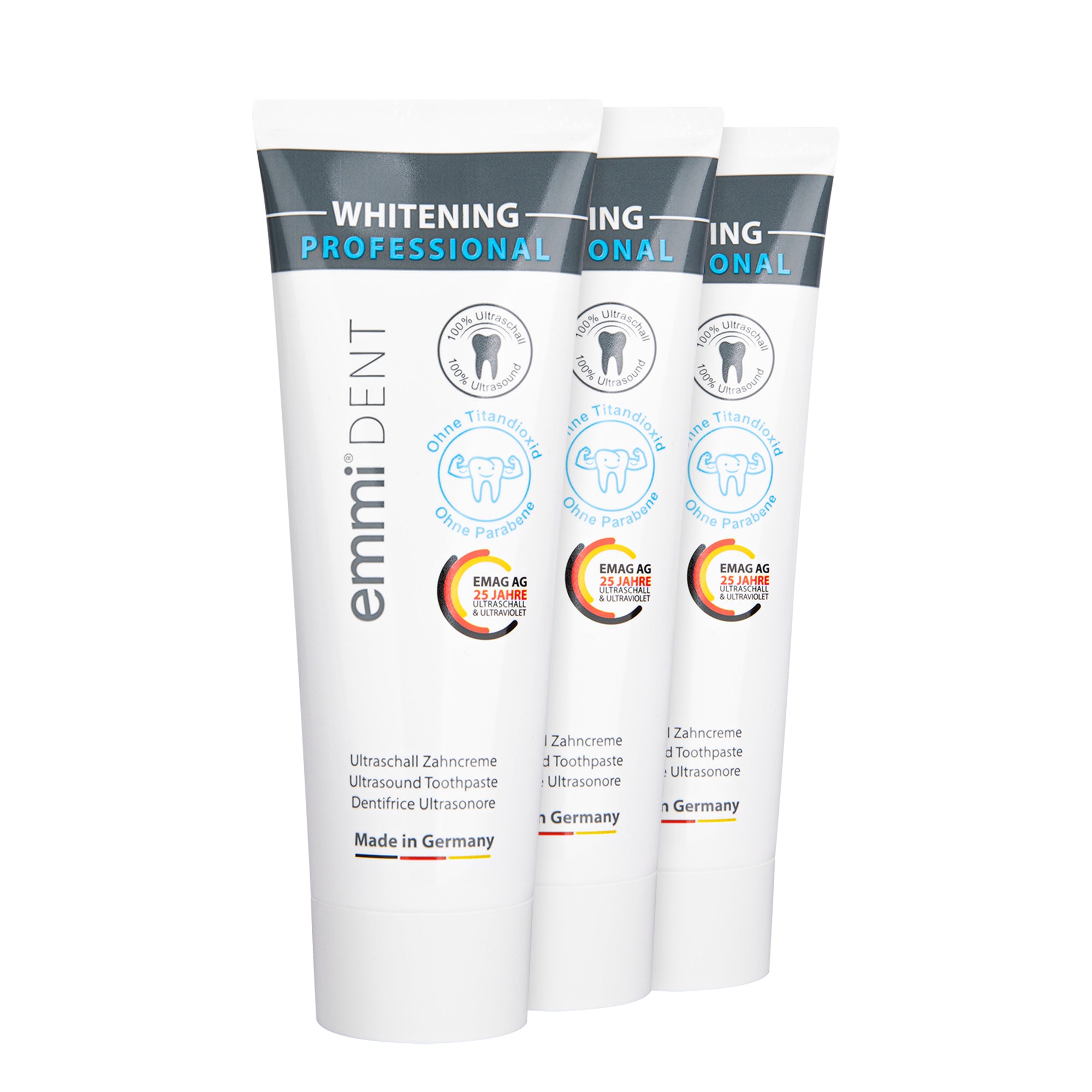 Whitening toothpaste without titanium dioxide