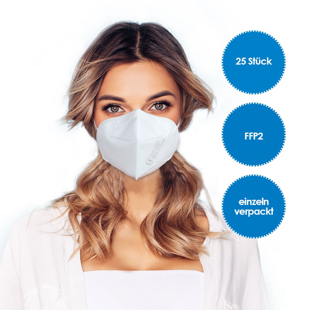 FFP2 respirator mask 25 pieces