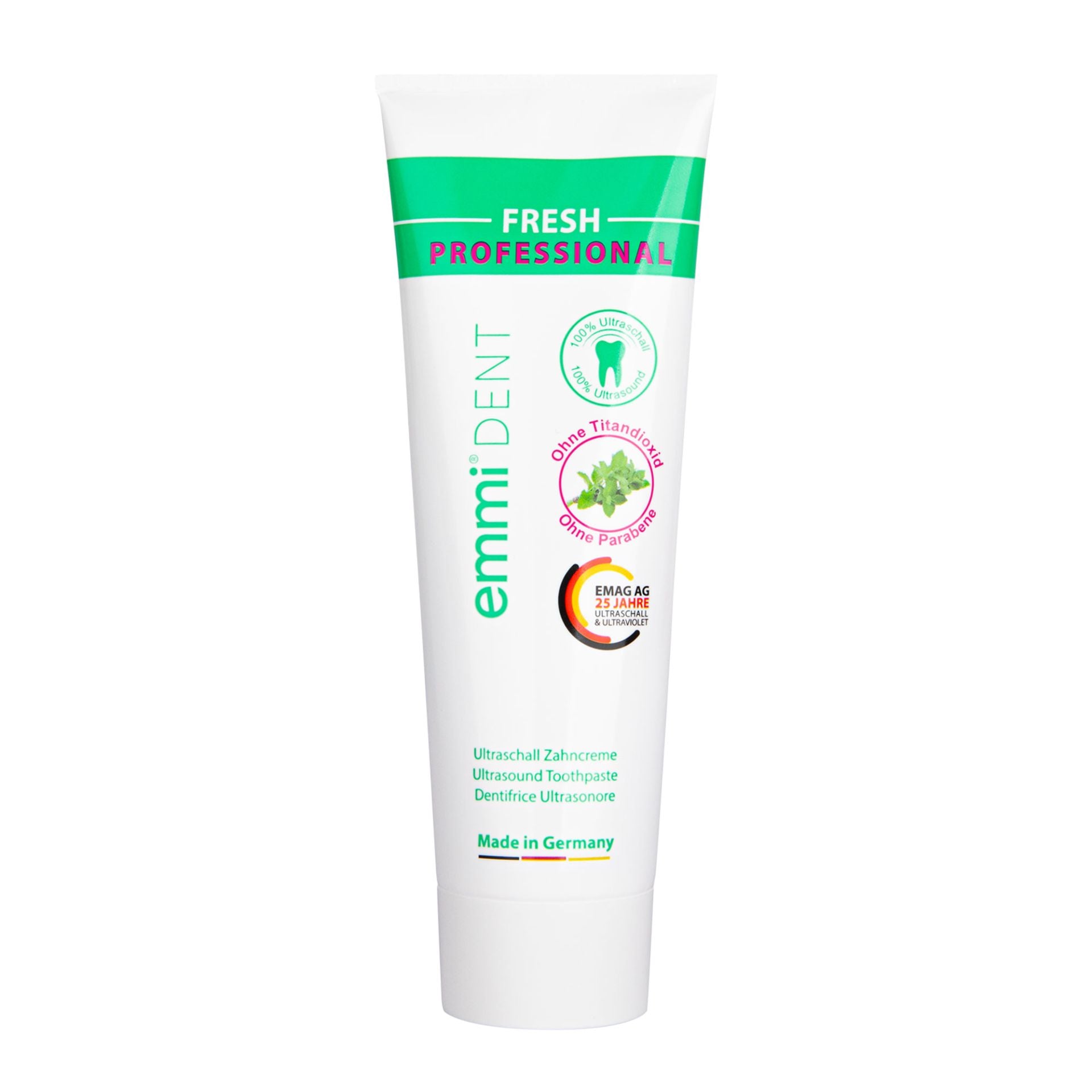 Fresh toothpaste without titanium dioxide 