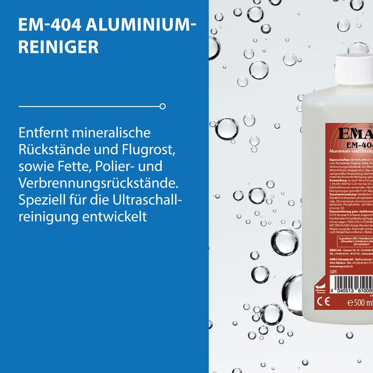 EM-404 Detergente per alluminio e pressofusione