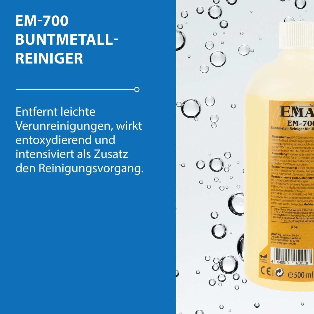 EM-700 non-ferrous metal cleaner