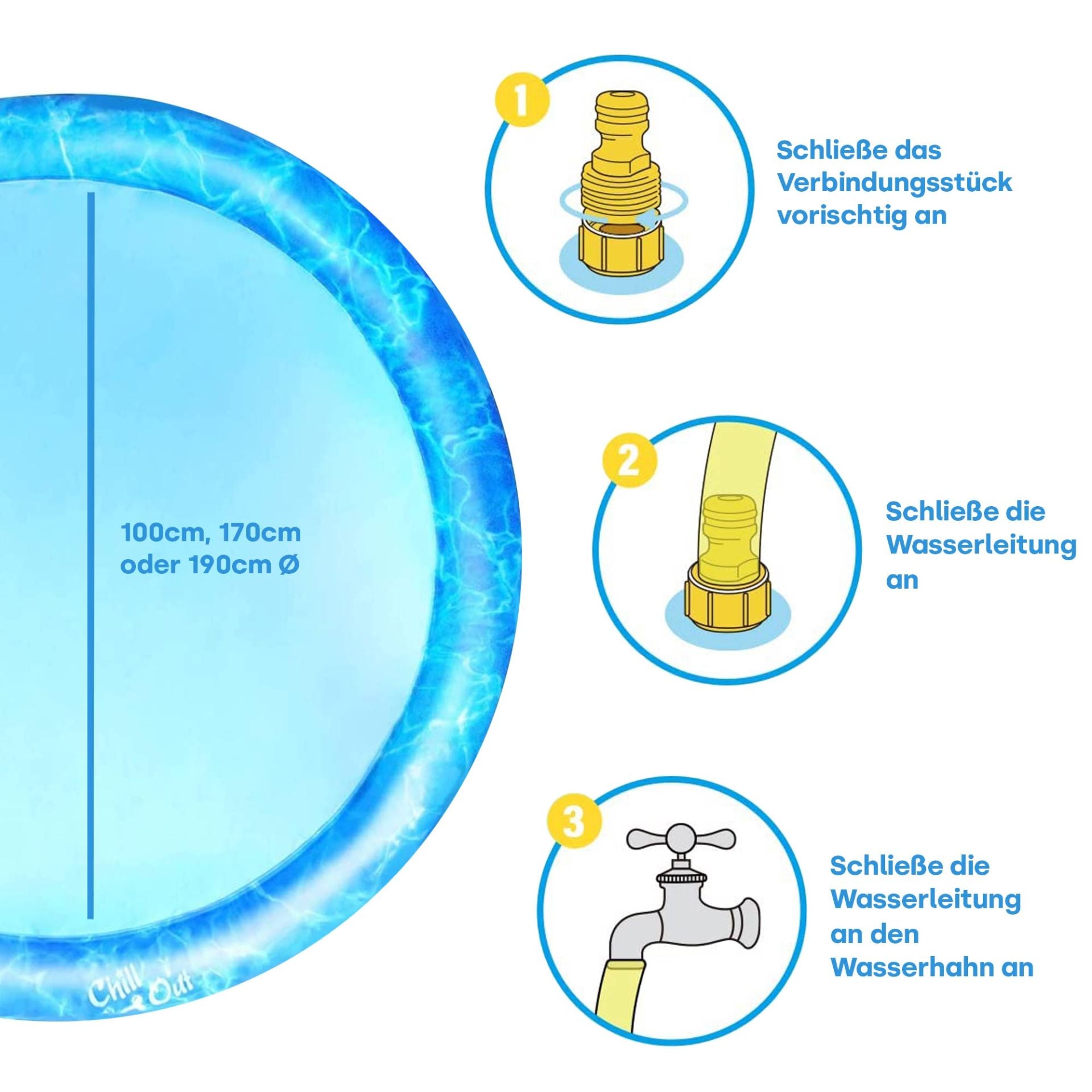 tappeto da gioco con acqua