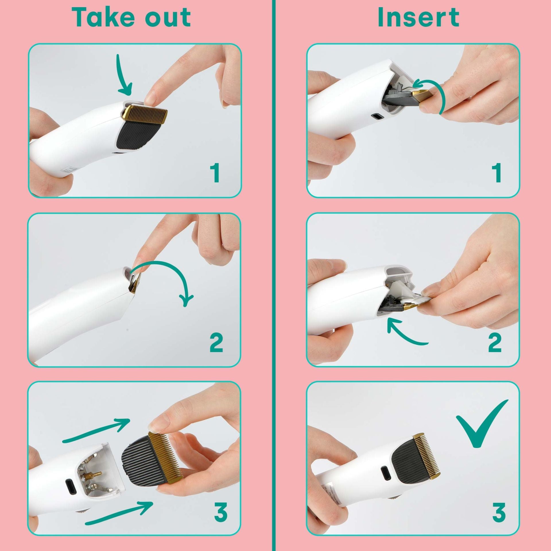Lame di ricambio Kit per la toelettatura Home 