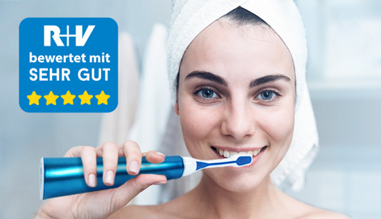 Richtig Zähneputzen mit der emmi-dent Ultraschallzahnbürste