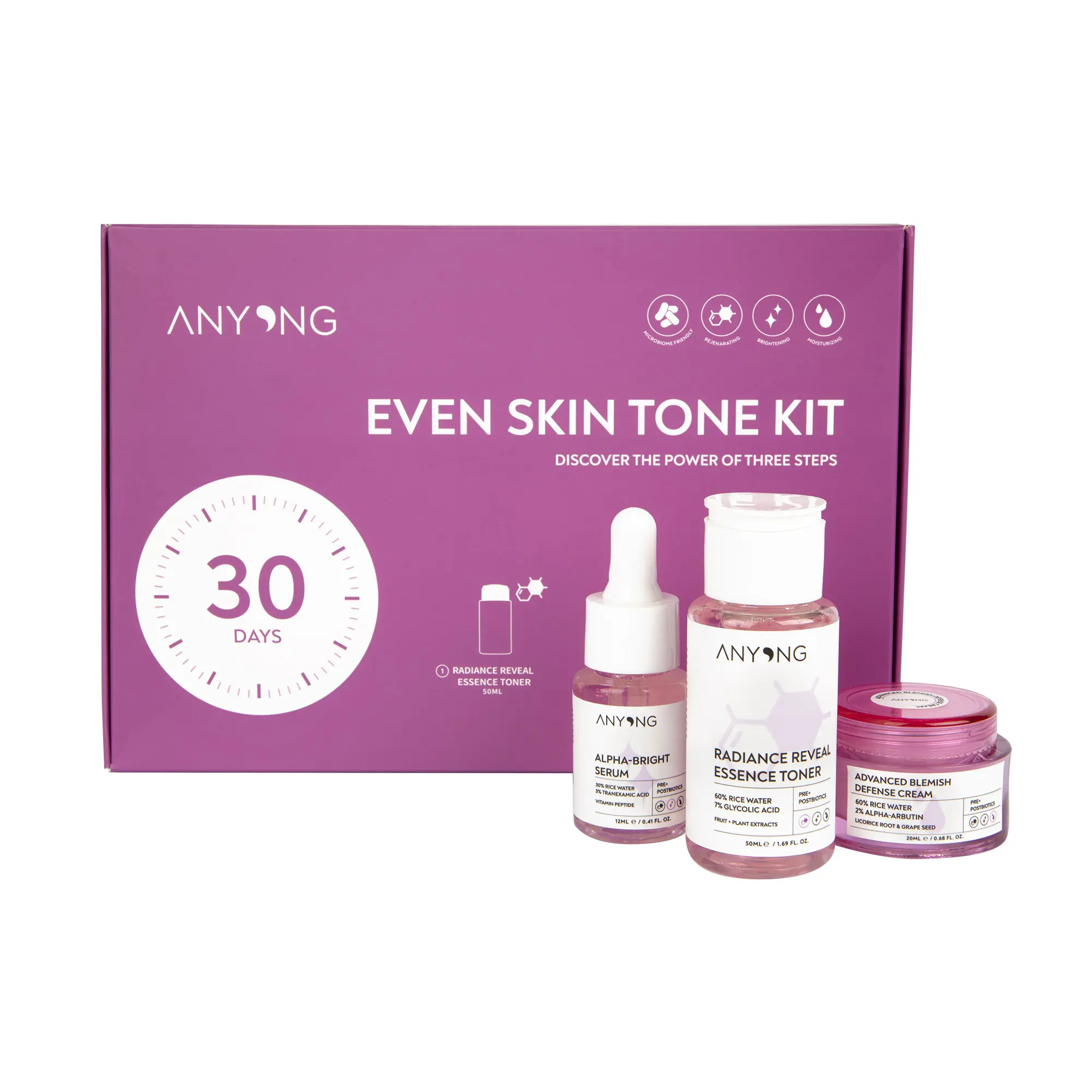 Set di sieri per il viso EVEN SKIN TONE KIT 30 giorni